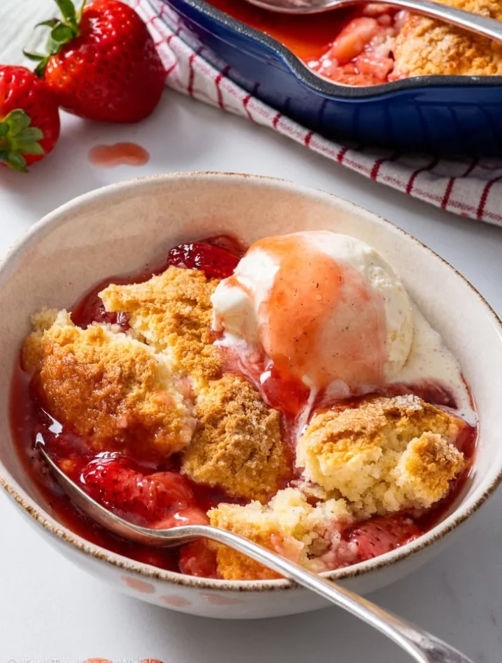 Gluten-Free-Strawberry-Cobbler
